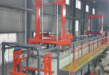 Automatic phosphating line